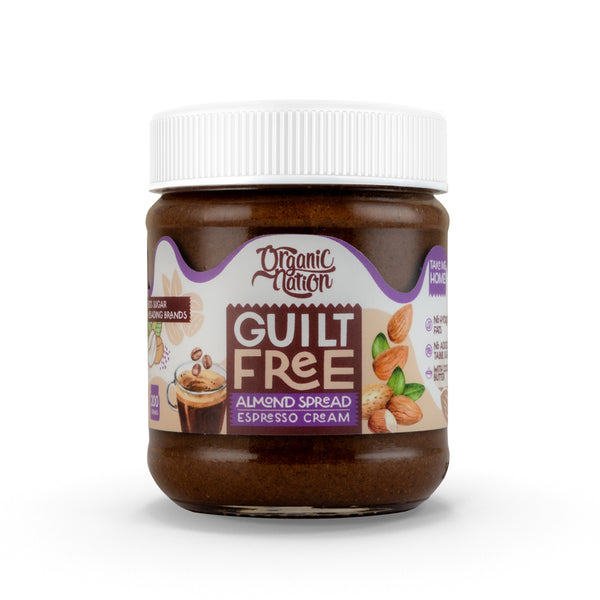 Organic Nation Guilt Free Almond Spread 200 g – Espresso Cream