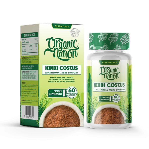 Organic Nation Hindi Costus – 60 Capsules