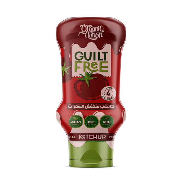 Organic Nation Guilt Free Ketchup Zero Added Sugar – 350 ml