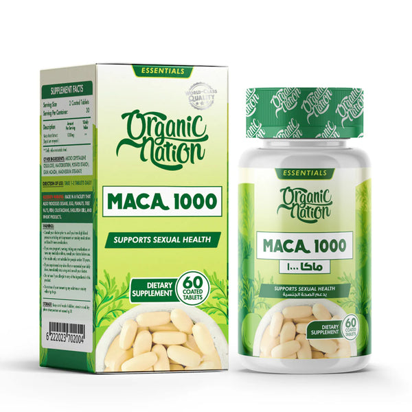 Organic Nation Maca 1000 – 60 Tablets