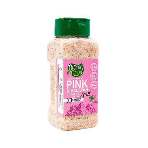 Organic Nation Premium Grade Pink Himalayan Fine Salt – 200g